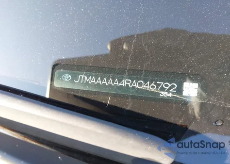 2024 Toyota Bz4X Xle from USA, damaged, VIN JTMAAAAA4RA046792